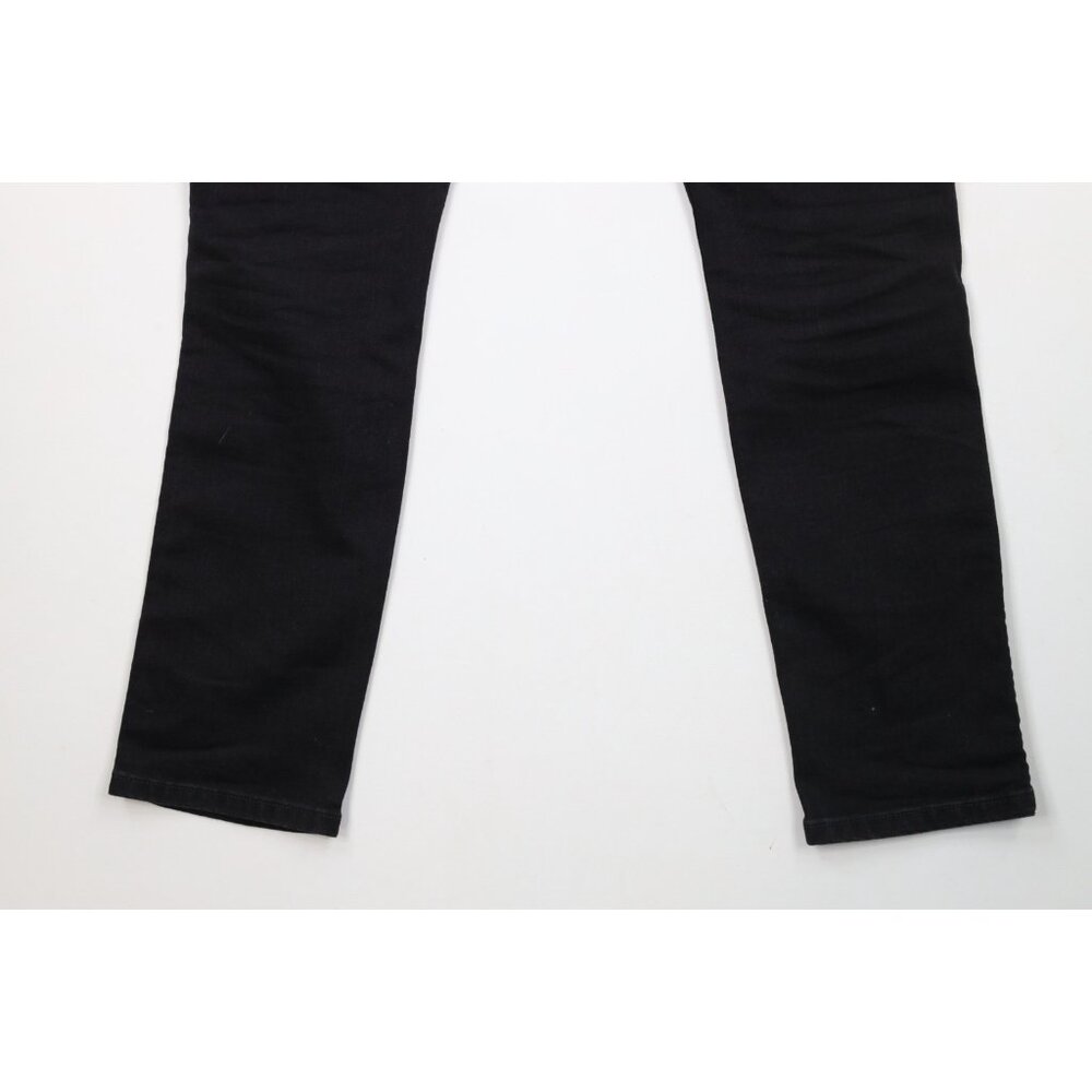 DU/ER DUER Womens Size 29 Faded Performance Denim Slim Straight Leg Jeans Black - Picture 14 of 16
